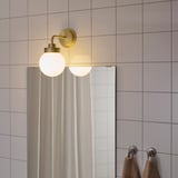 FRIHULT Wall lamp, brass color