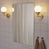 FRIHULT Wall lamp, brass color