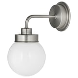FRIHULT Wall lamp, stainless steel color
