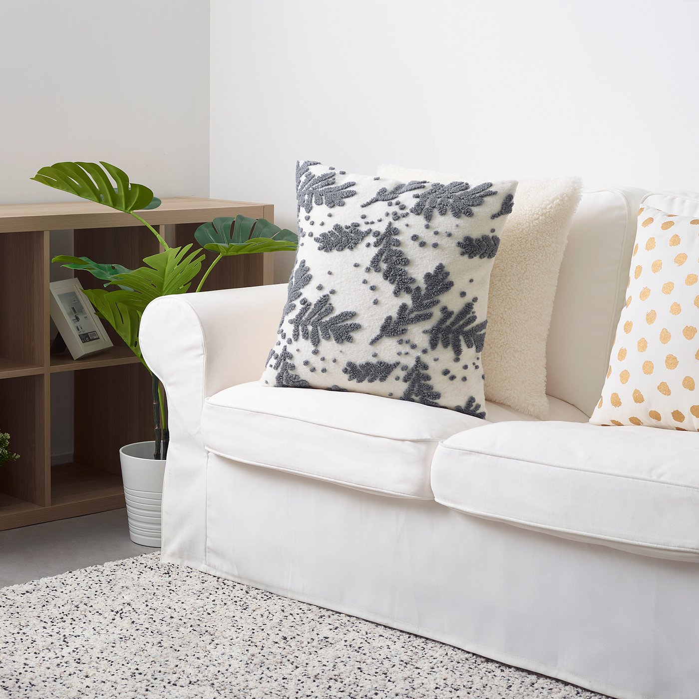 leaf cushion ikea