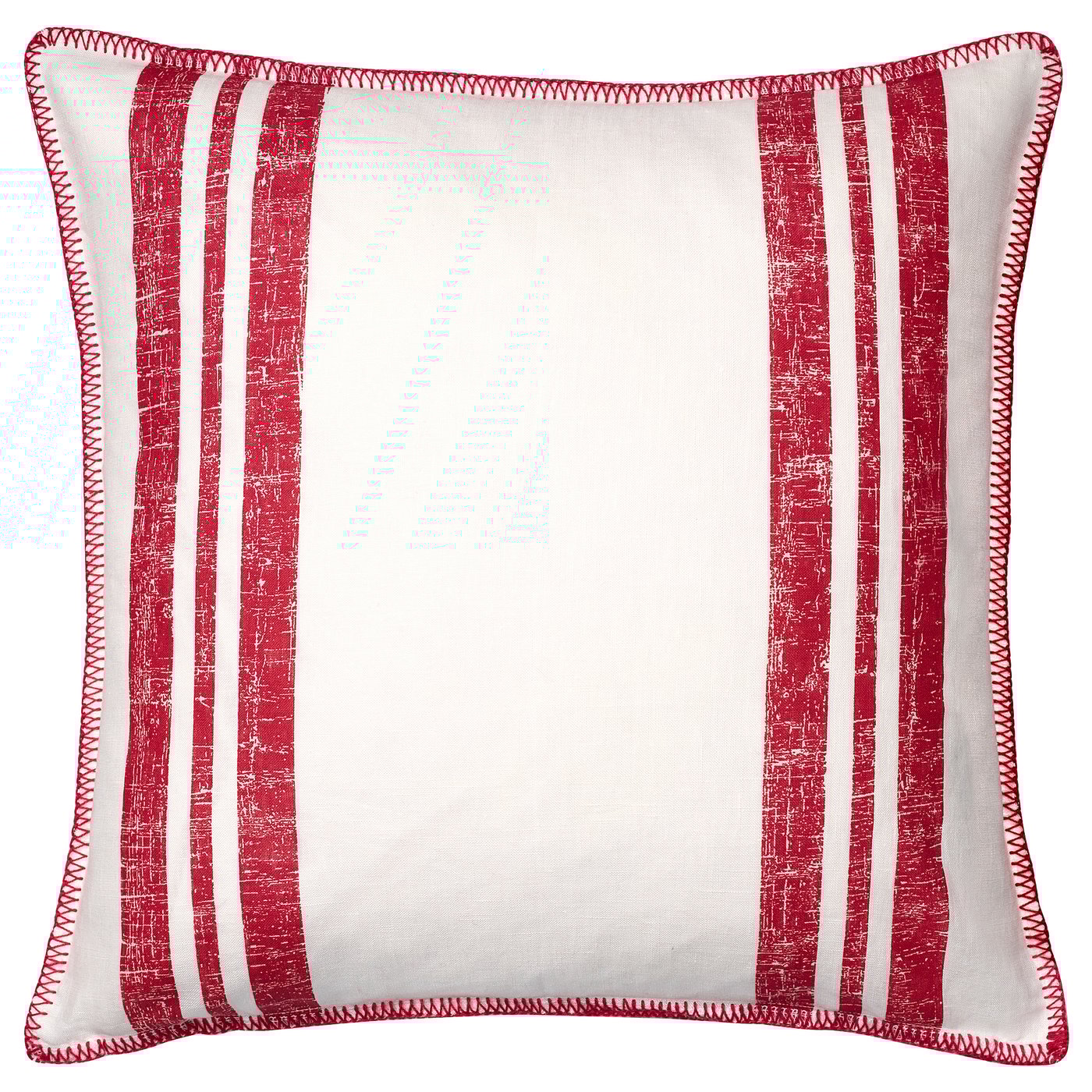FRÖDIS Cushion cover, red stripe, 20x20" IKEA