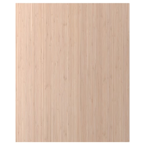 Natural bamboo kitchen panels, adding warmth and texture to your space.