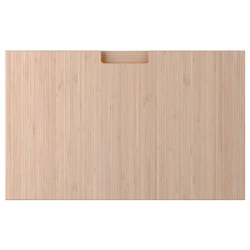 FRÖJERED bamboo drawer fronts, natural wood colour, modern design.