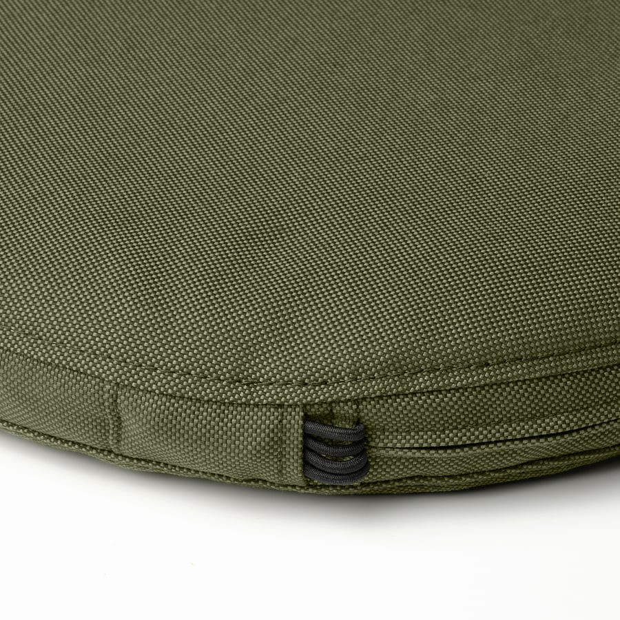 FRÖSÖN/DUVHOLMEN Chair pad, outdoor, dark beigegreen, 133/4" IKEA