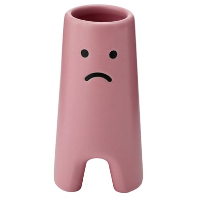 FRÖVÄXT Vase, pink, 4 "