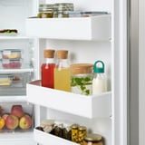 FRYSBAR Top-freezer refrigerator, Stainless steel, 13.9 cu.ft