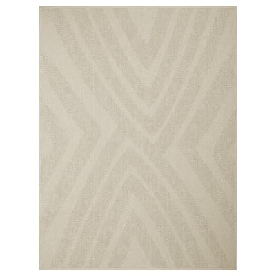 FULLMAKT Rug flatwoven, in/outdoor, beige/mélange, 7 ' 10 "x9 ' 10 "
