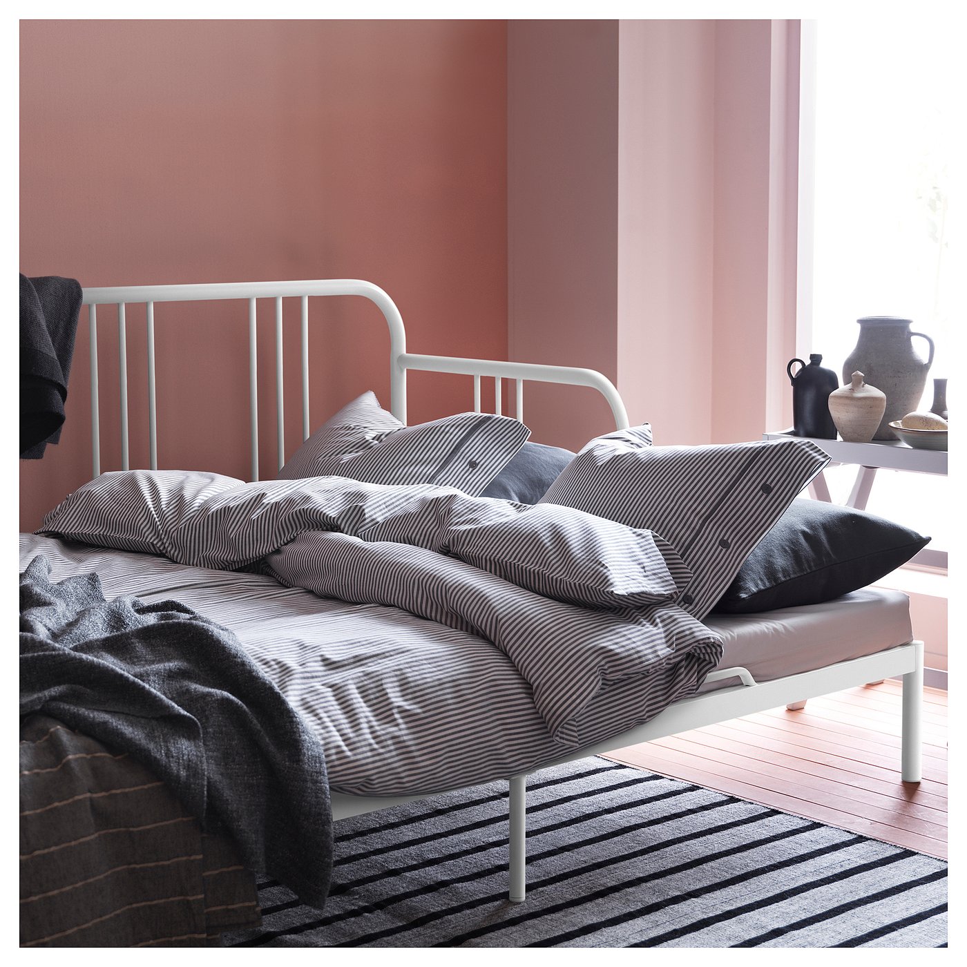 〈きのきち〉IKEA　FYRESDAL フィーレスダル　デイベッドフレーム FYRESDAL Daybed frame, black, Twin - IKEA US