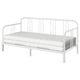 FYRESDAL Daybed with 2 mattresses, white/Åsvang medium firm, Twin