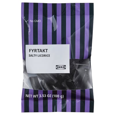 FYRTAKT Salty liquorice, 4 oz