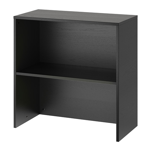 GALANT Addon unit black stained ash veneer IKEA