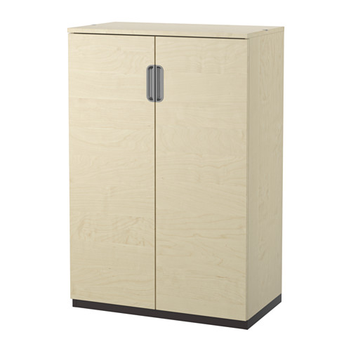 GALANT Cabinet with doors - birch veneer - IKEA