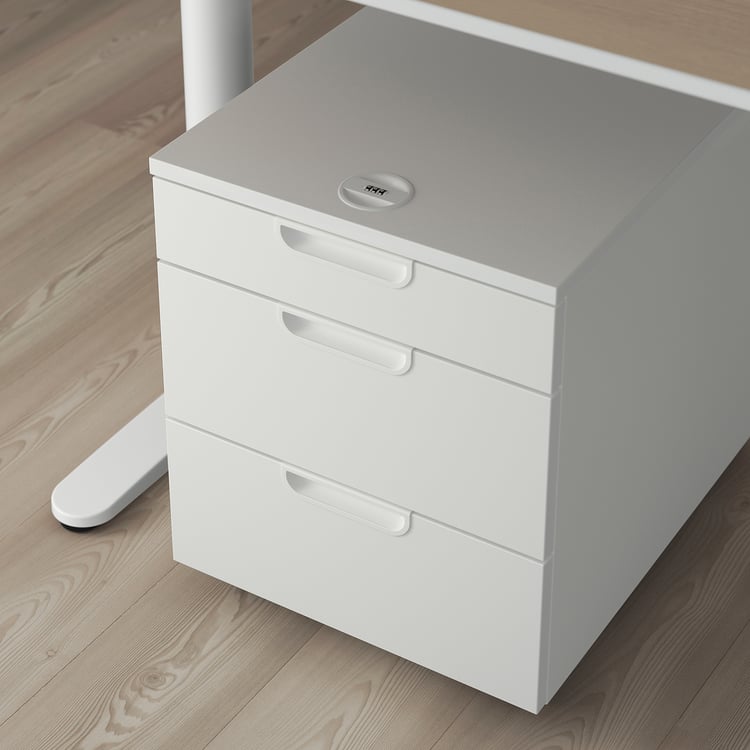 GALANT Drawer unit on casters, white, 17 3/4x21 5/8" IKEA