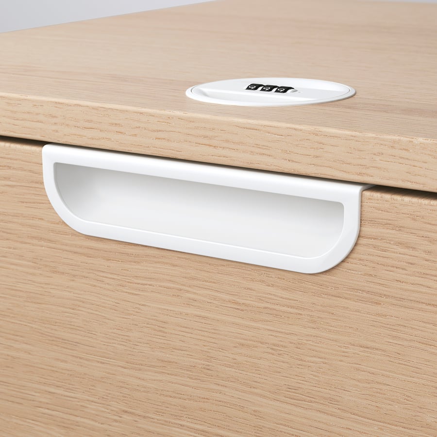 GALANT File white stained oak veneer, 20 1/8x47 1/4" IKEA