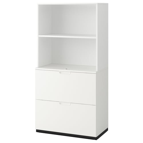 GALANT Storage combination with filing, white, 31 1/2x63" IKEA