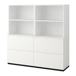 GALANT storage combination with filing, white