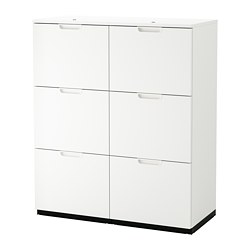 GALANT storage combination with filing, white