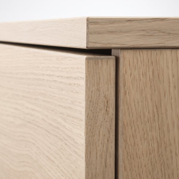 Galant Storage Combination White Stained Oak Veneer 126x47 1 4