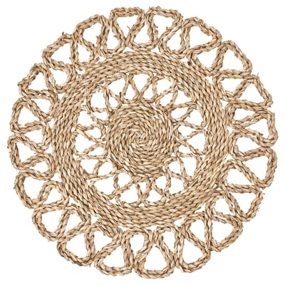 GALLSOPP Placemat, natural/sedge handmade, 14 ½ "
