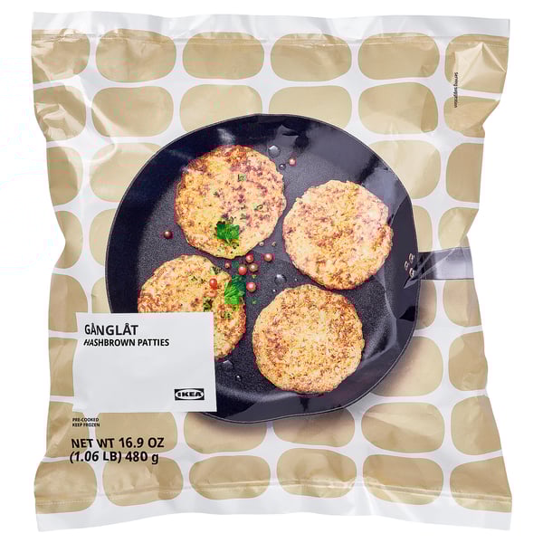GÅNGLÅT Shredded potato pancakes, frozen, 1 lb 1 oz