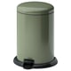 GÅNGSKYFFEL Pedal bin, gray-green, 5 gallon