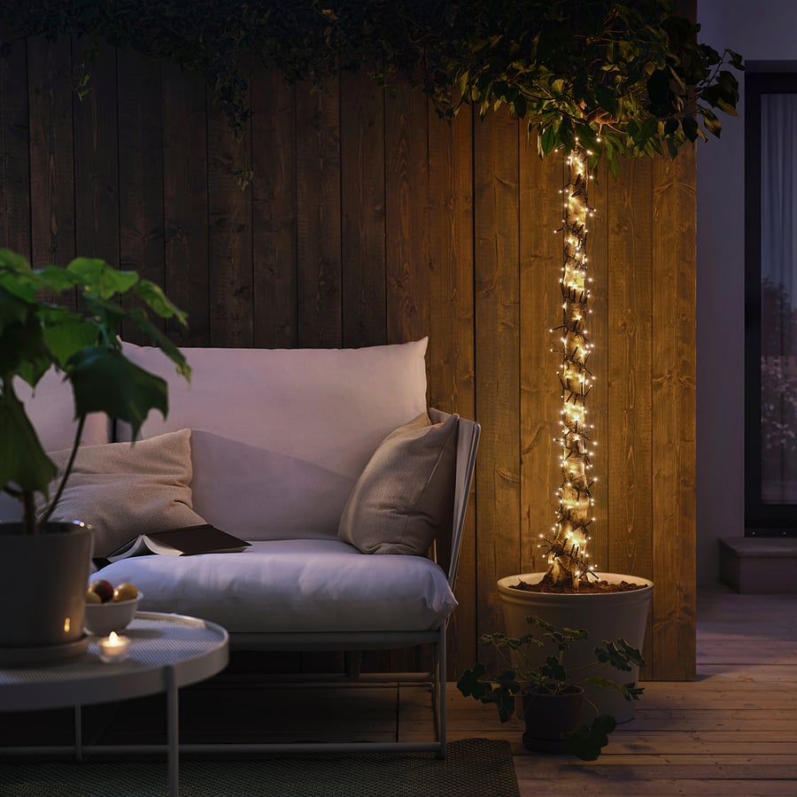 GETKÅL LED lighting chain, outdoor, 2361/4
