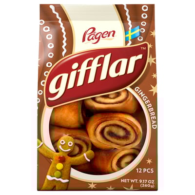 GIFFLAR Pastry rolls, gingerbread filling, 1 lb