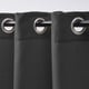 GINSTMOTT curtains, 1 pair, dark gray/with eyelets, 57x98" - IKEA