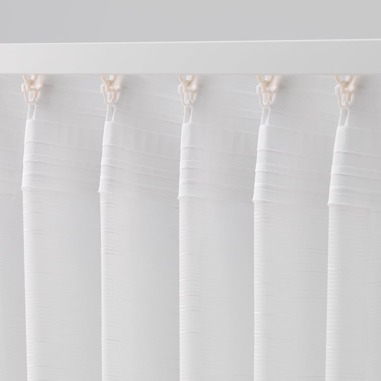 GJERTRUD sheer curtains, 1 pair, white, 57x98" IKEA