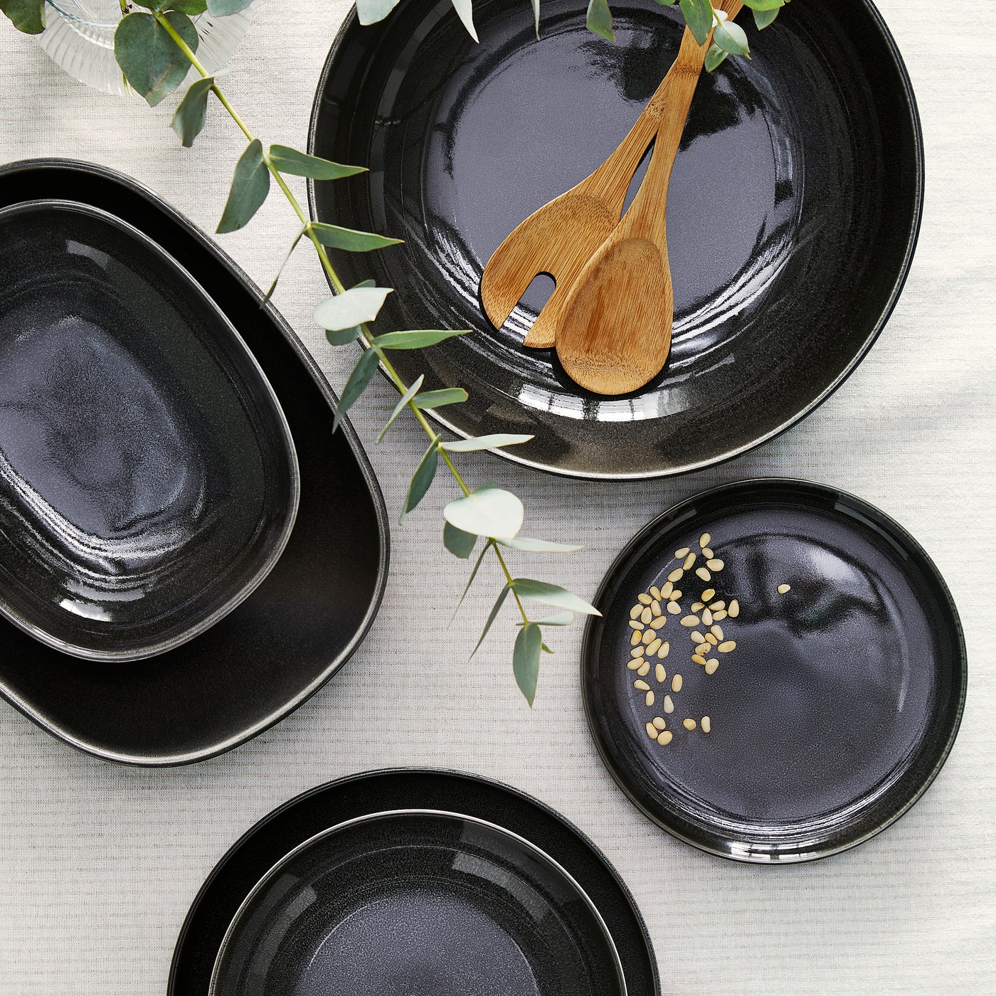 Serving bowl, dark gray 5