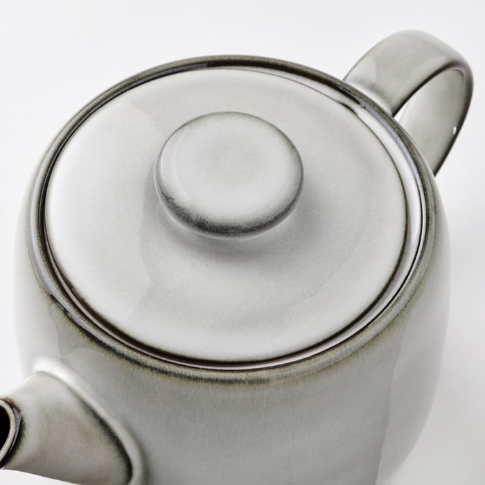 GLADELIG teapot, gray, 1.3 qt IKEA