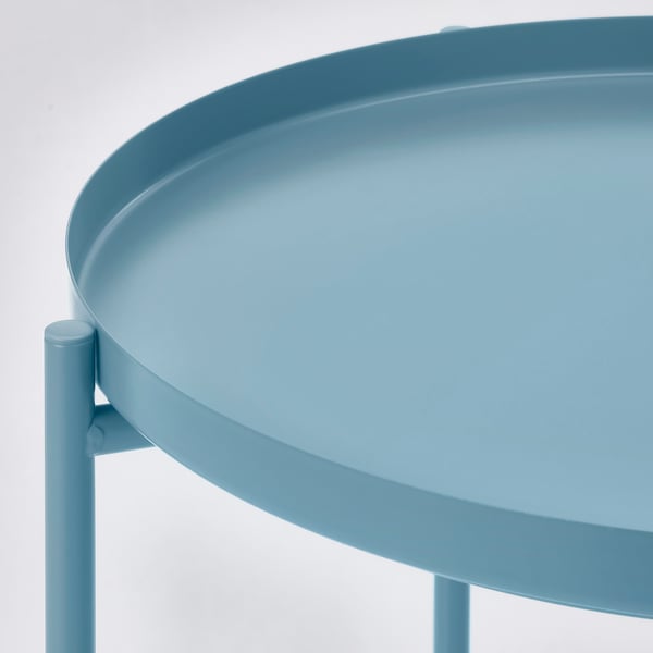 GLADOM Tray table, light blue, 17 1/2x20 5/8 "