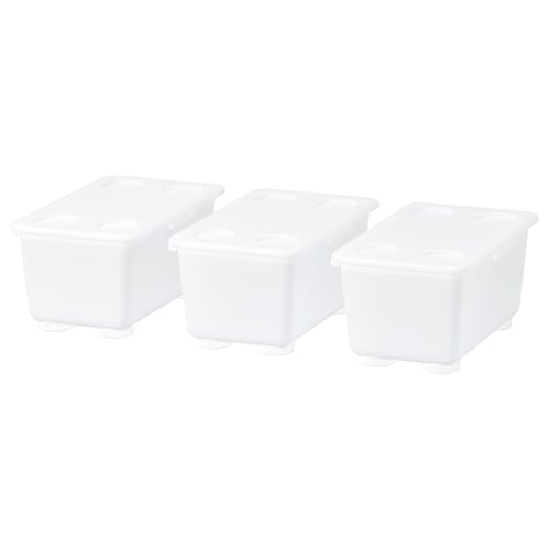 GLIS Box with lid, clear, 6 ¾x4 "