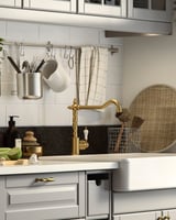 GLITTRAN Kitchen faucet, brass color