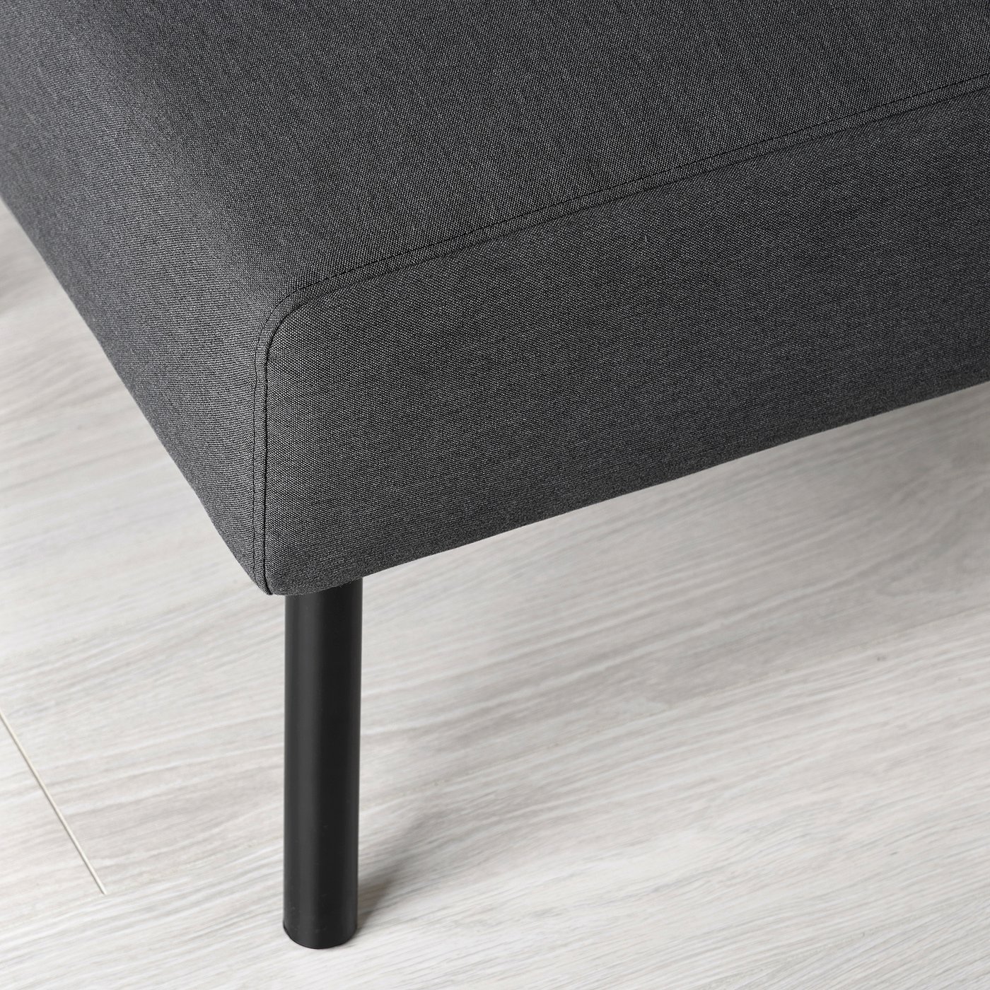 GLOSTAD ottoman, Knisa dark gray - IKEA