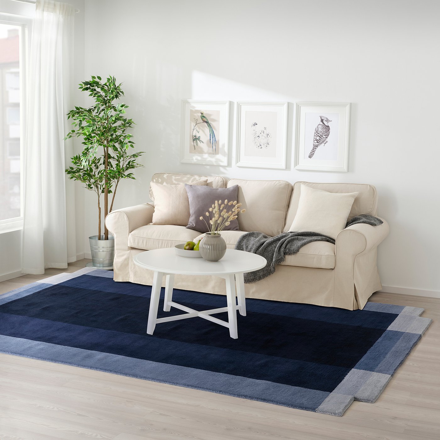 IKEA ラグ Amazon | IKEA SÖNDERÖD ラグ ハイパイル 170x240 cm ライト