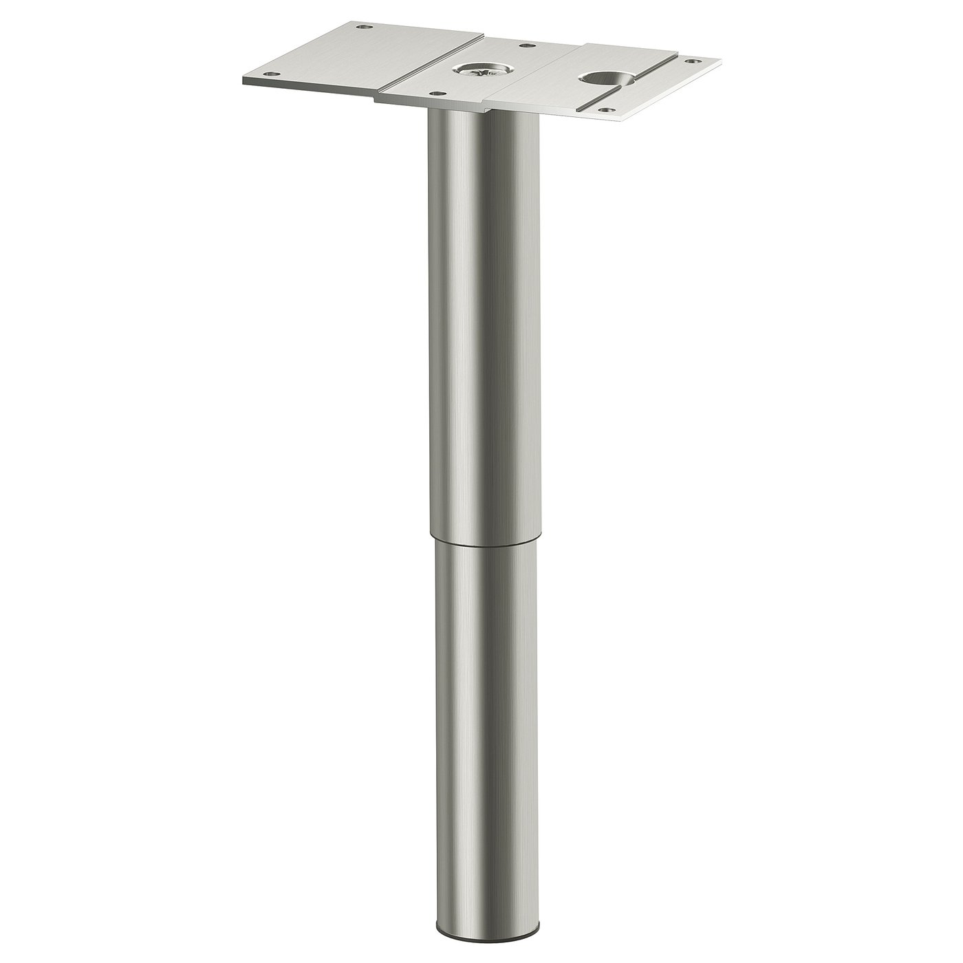 Leg, round, stainless steel, 5 1/2/9 7/8" IKEA