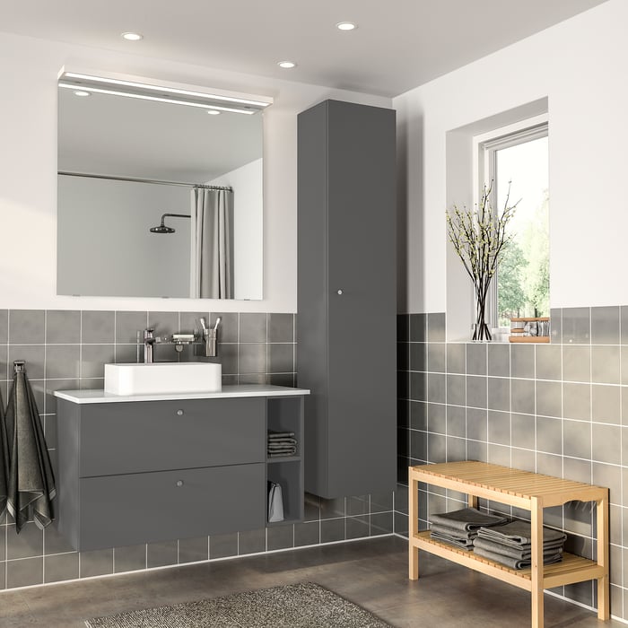 Open Gillburen dark gray, 77/8x173/4x227/8" IKEA