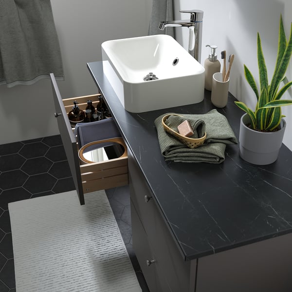 / HÖRVIK Sink w countertop sink, Gillburen