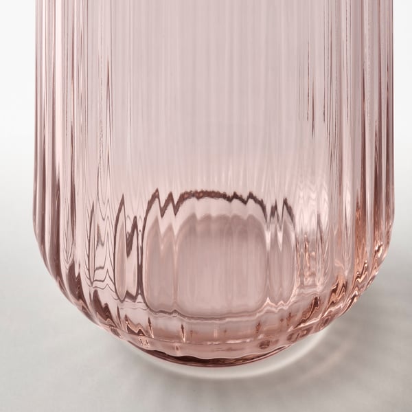 GRADVIS Vase, light pink, 6" IKEA