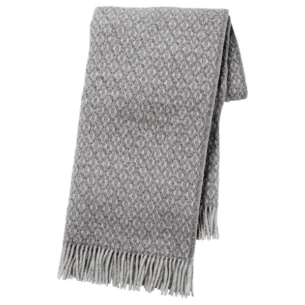 GRÅFIBBLA Throw, gray, 59x79" IKEA
