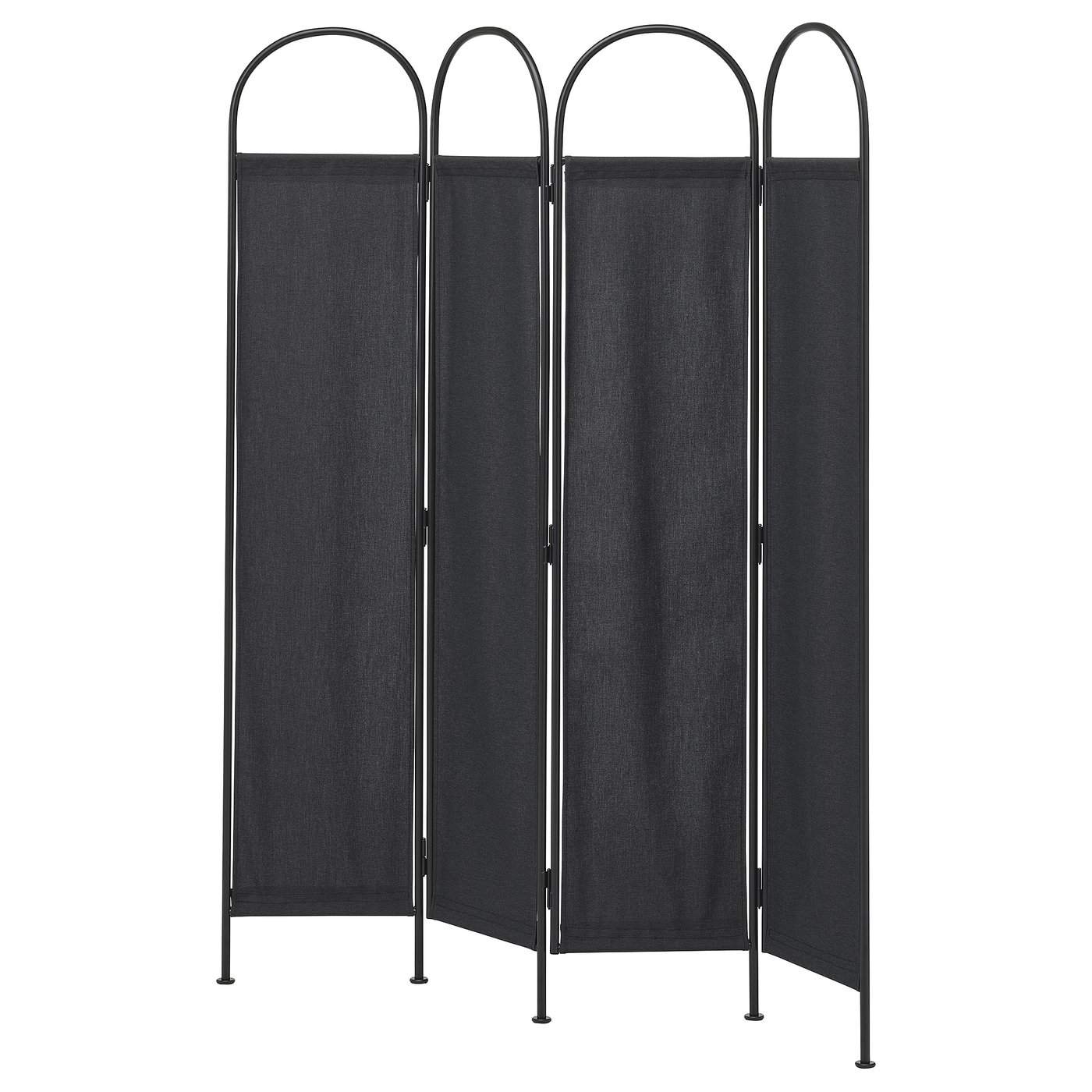 GRÅFJÄLLET room divider, anthracite, 59x687/8