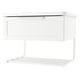 GRÅFJÄLLET Wall-mounted bedside table, white, 16 1/2x11 3/8x12 1/4 "