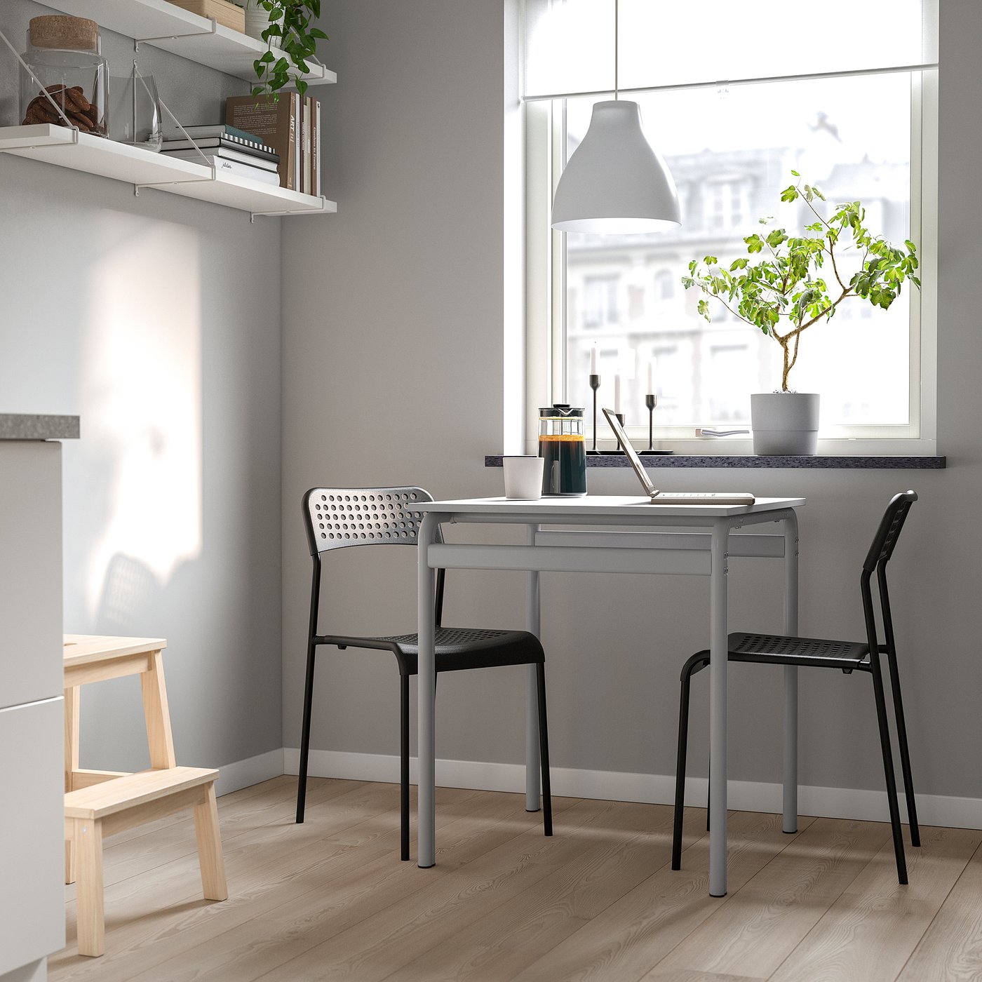 IKEA GRÅSALA テーブル、67x67x75 cm、グレー Amazon.co.jp