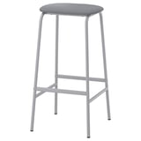 GRÅSALA Bar stool, gray, 29 1/2 "