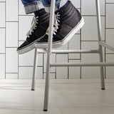 GRÅSALA Bar stool, gray, 29 1/2 "