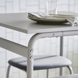 GRÅSALA Bar table, gray/gray, 26 3/8x26 3/8x41 3/8 "