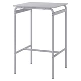 GRÅSALA Bar table, gray/gray, 26 3/8x26 3/8x41 3/8 "