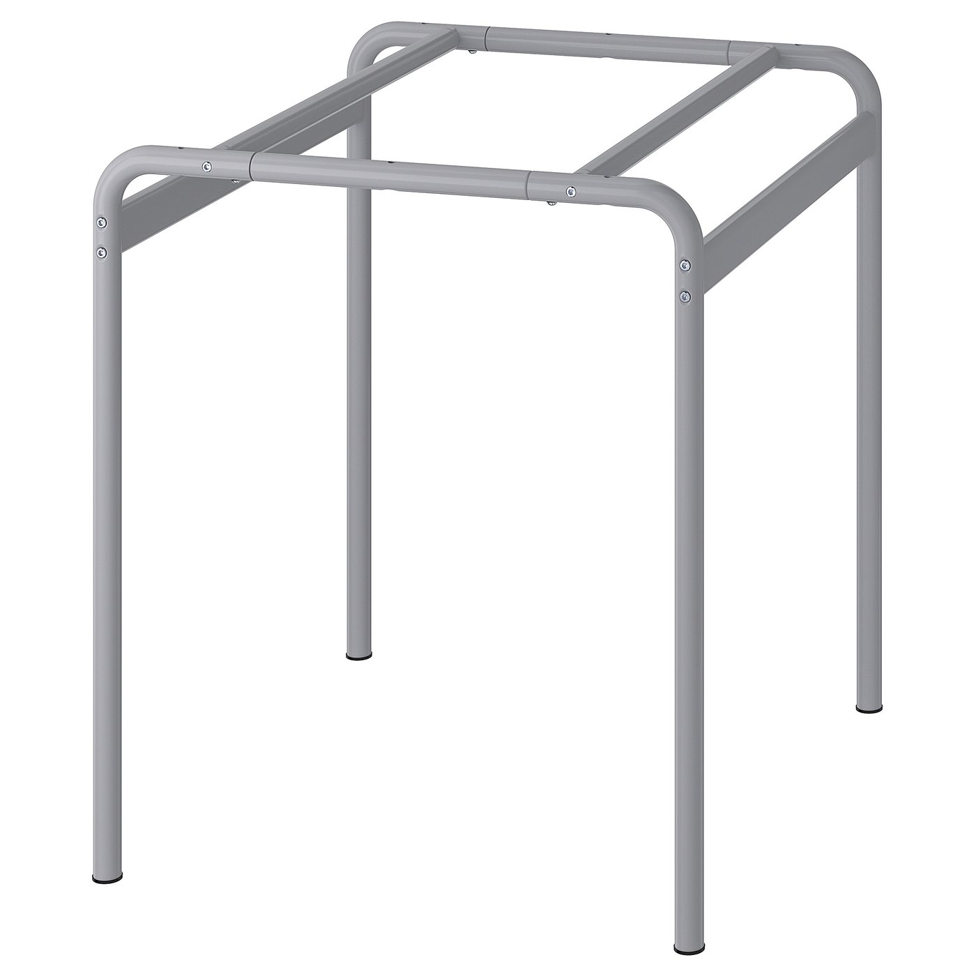 GRÅSALA underframe for table top, gray, 263/8x263/8x291/2