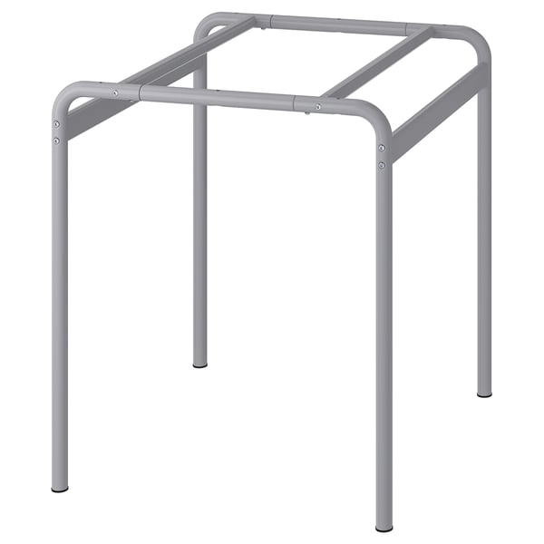 GRÅSALA Underframe for table top, gray, 26 3/8x26 3/8x29 1/2 "